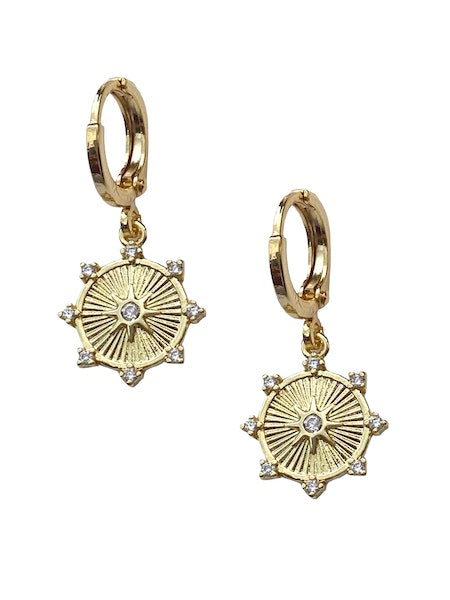 Sudie Huggie Earrings
