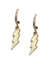 Load image into Gallery viewer, Lightning Huggie Earrings
