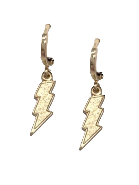 Lightning Huggie Earrings