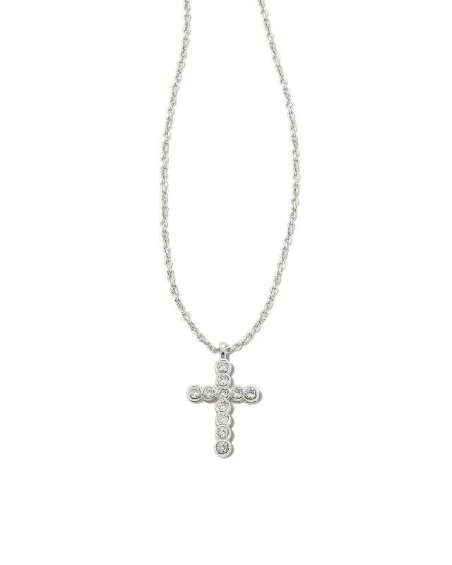 Kendra Scott Cross Crystal Pendant Necklace