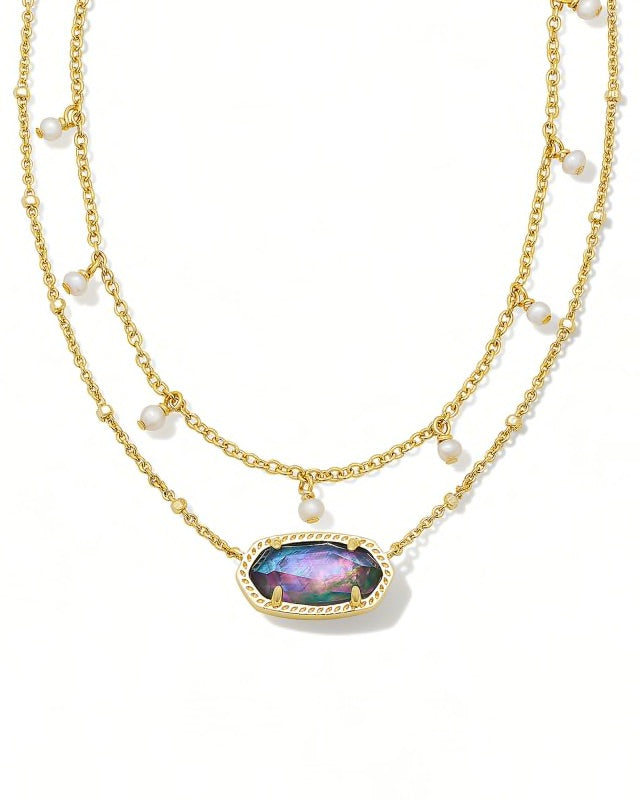 Kendra Scott Elisa Pearl Multi Strand Necklace
