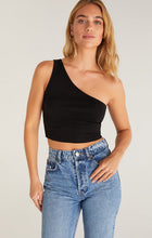 Load image into Gallery viewer, Toni One-Shoulder Rib Tank
