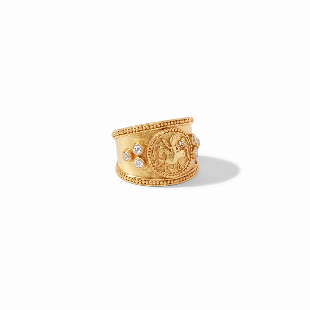 Coin Crest Ring