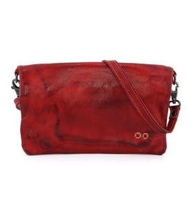 Cadence Handbag in Red Rustic