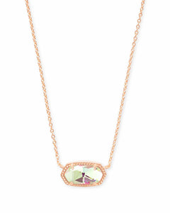Kendra Scott Elisa Pendant Necklace in  Dichroic Glass